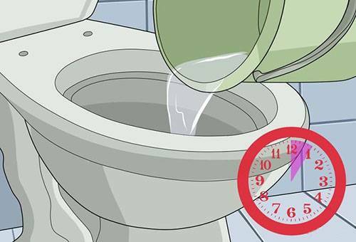 Hvordan vaske toalettet hjemme med en kabel, et stempel og en kjemi?