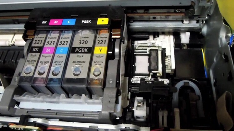 Canonov tiskalnik ne tiska (" Canon")