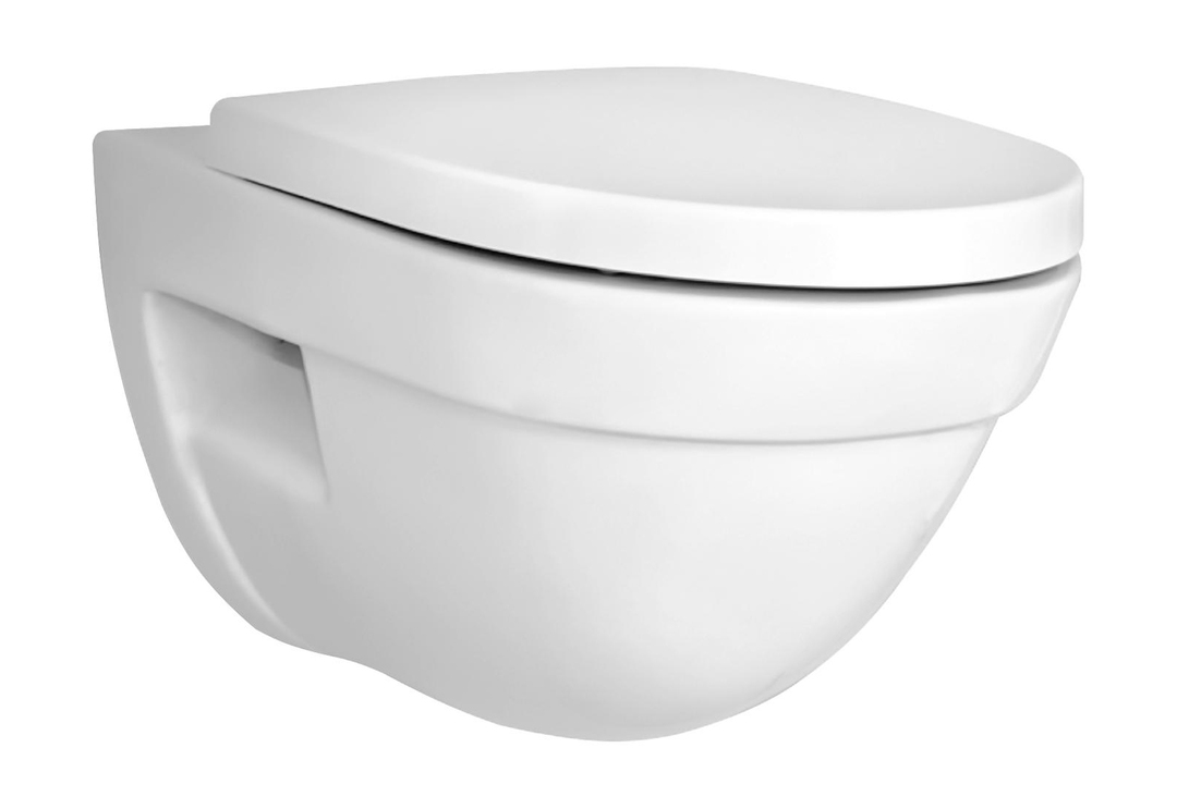 WC školjka, obešena na steno Vitra Form 500 s funkcijo bideja 4305B003-0850