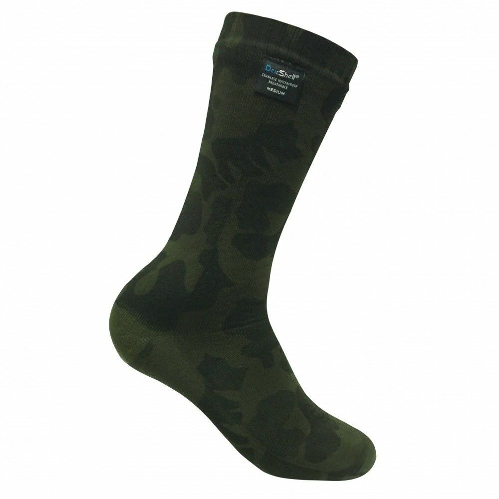 DexShell vodoodporne nogavice Camouflage 2017 zelene / sive, velikost 47-49