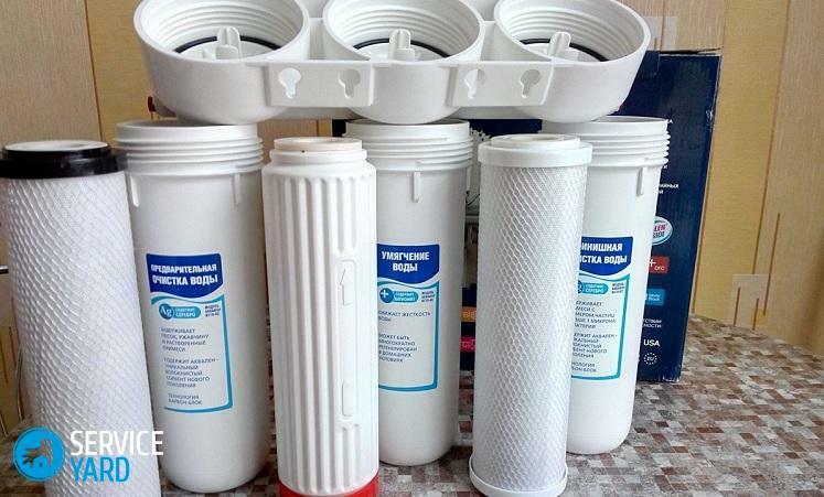 Kako instalirati vodeni filtar?