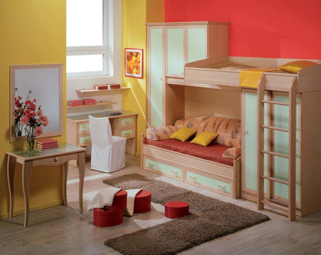 Kindermöbel für ein Studio-Apartment