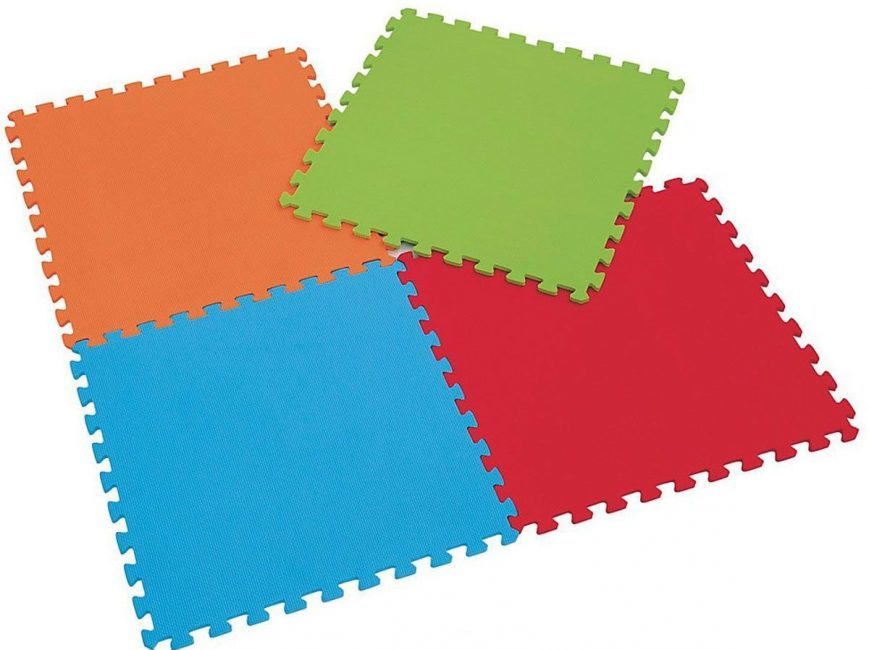 Colored puzzle mat Soft Dětská