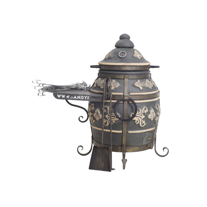 Tandoor Branded with a table, black