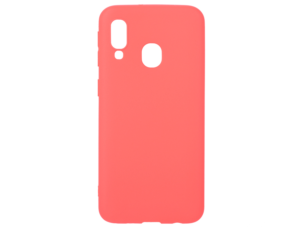 Deppa gēla krāsu maciņš priekš Samsung Galaxy A40 (2019) - sarkans