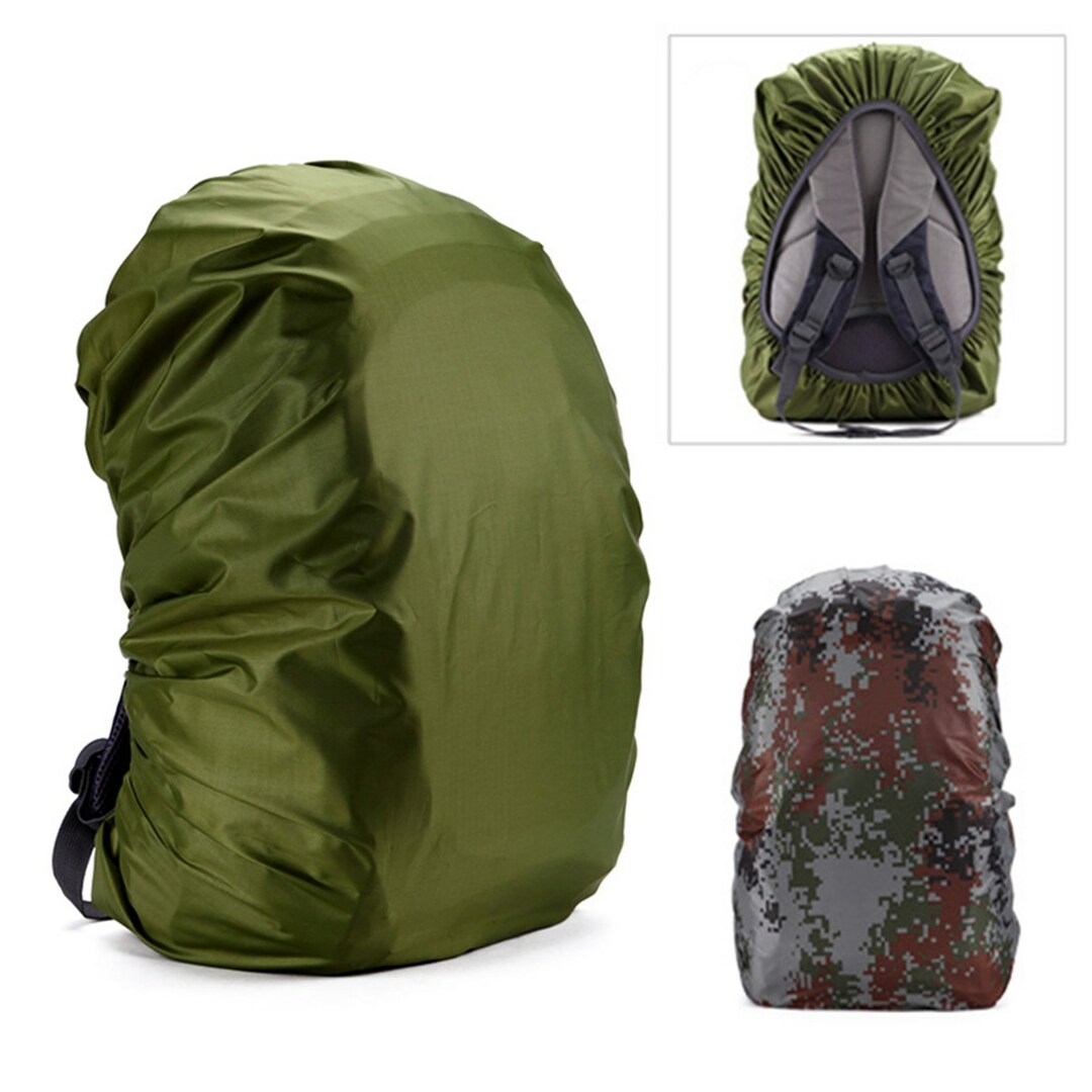 Capa para mochila à prova d'água para área externa à prova de poeira, acampamento, caminhada, acessórios de proteção para mochila à prova d'água