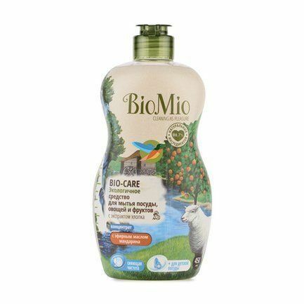 BioMio Milieuvriendelijk vaat-, groente- en fruitwasmiddel (0,45 l) BIMI0001 BioMio