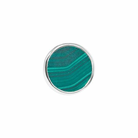 טבעת Moonswoon SMALL בצבע כסף עם מלכיט מאוסף Planets Moonswoon
