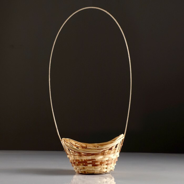 " Rook" kosár, 16 × 13 × 6 cm, bambusz