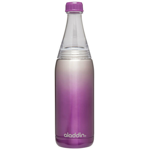 Fľaša Aladdin Fresco (0,6 litra) z nehrdzavejúcej ocele fialová 10-02863-007