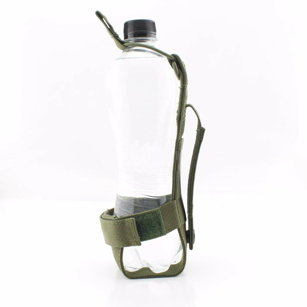 Caza militar Molle Minimalismo Soporte para botella de agua Cintura Portador Bolsa Hervidor Kits