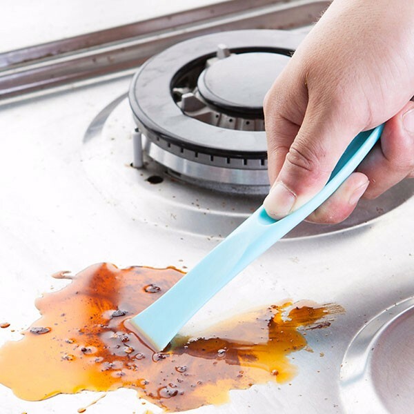 Kreatívna kefa na čistenie škvŕn na domácnosť Čistiaci nástroj na špinavé kachle na nečistoty