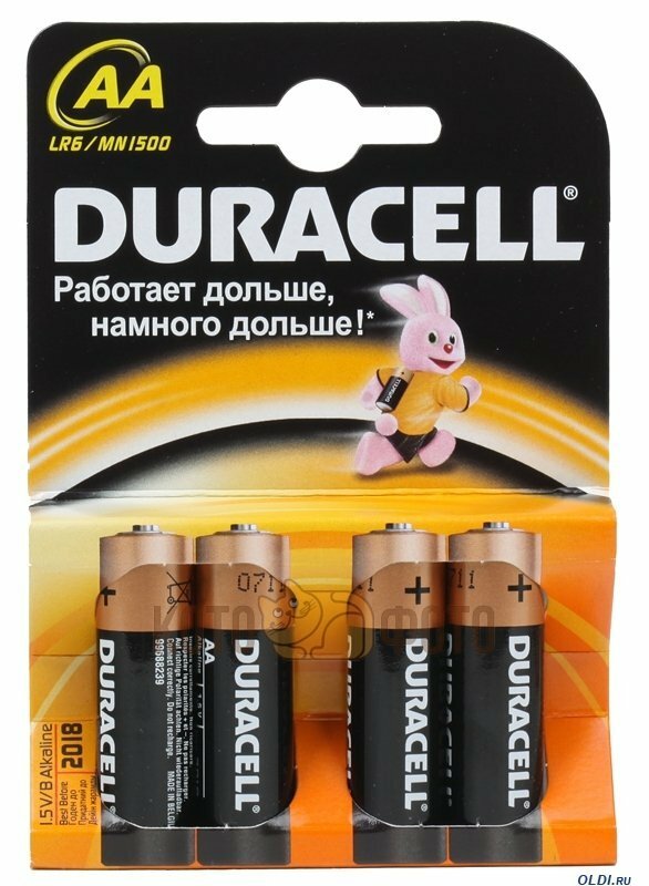 Batteria AA Duracell LR6-4BL Basic (4pz)