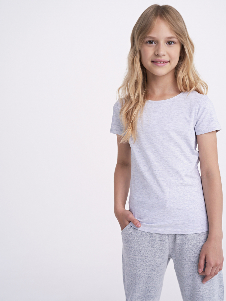 Sweatshirt voor een meisje (grijs, 14)