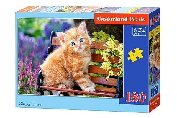 Puzzle Castor Land Ginger kociak 180el, 32*23cm В-018178