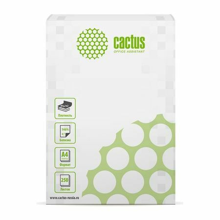 Cactus CS-OP-A480250 A4 / 80g / m2 / 250l. / Branco CIE146% para uso geral (escritório)