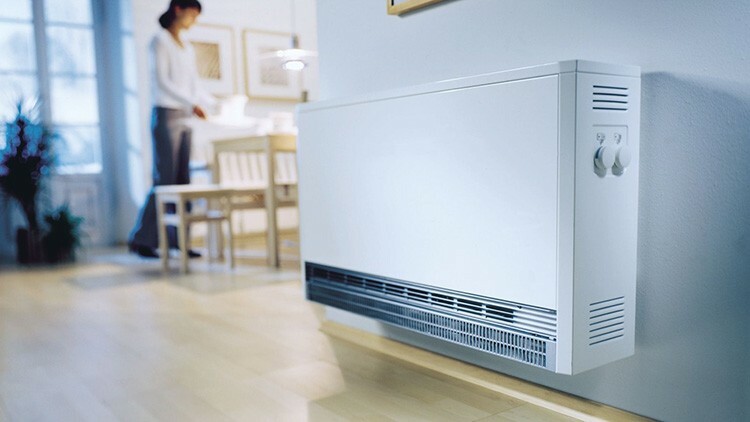 Invertermodeller är en luftkonditionering för uppvärmning av ett rum