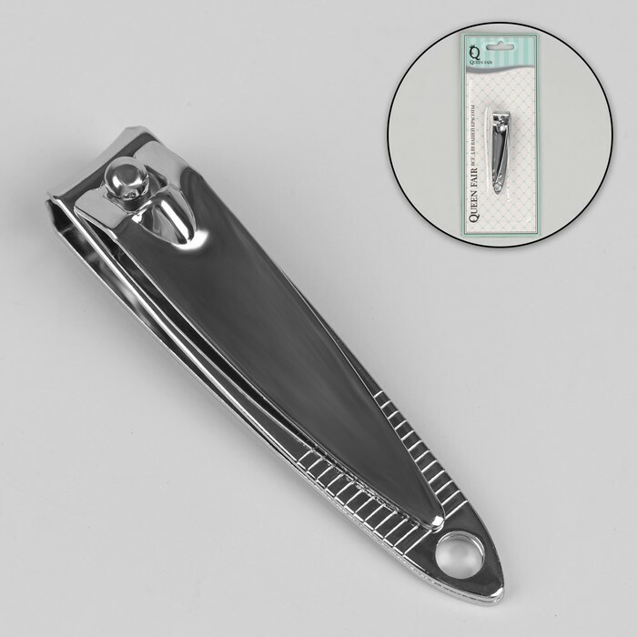 Manicure clipper nippers, 5,5 (± 0,5) cm, sølvfarve