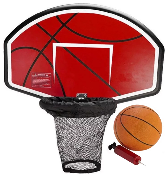 Trambolin Sport Elit SE-Basket topu için basketbol potası dahildir