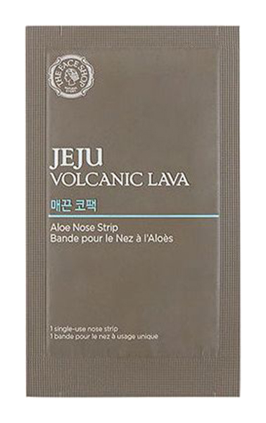 Face Shop Jeju vulkanska lava pora prozoren trak za nos 7 kosov