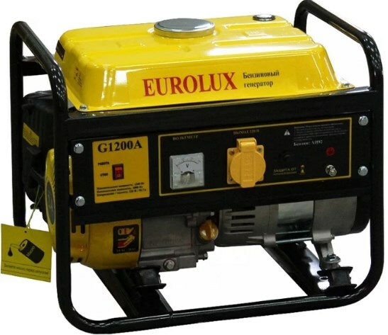 Bencinski generator Eurolux G1200A: fotografija
