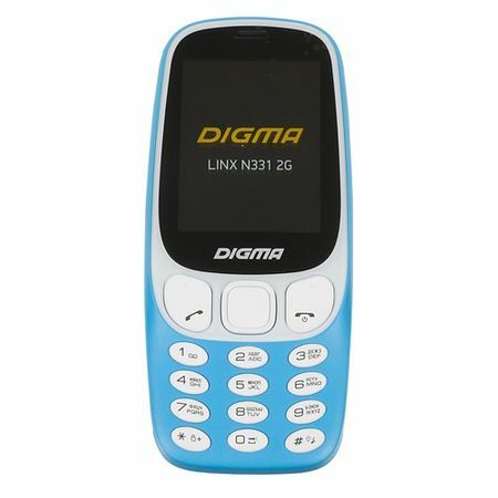 DIGMA Linx N331 2G mobiltelefon, kék