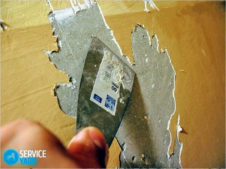 Hoe verwijder je oude verf van muren?