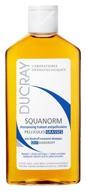 Sjampo Ducray Squanorm, Pellicules Grasses 200 ml