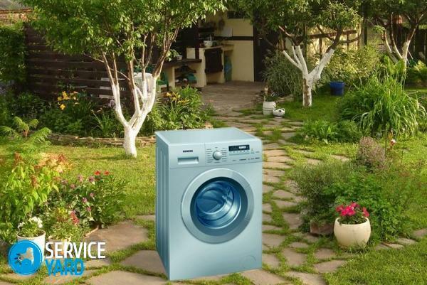 Washing machine for cottages