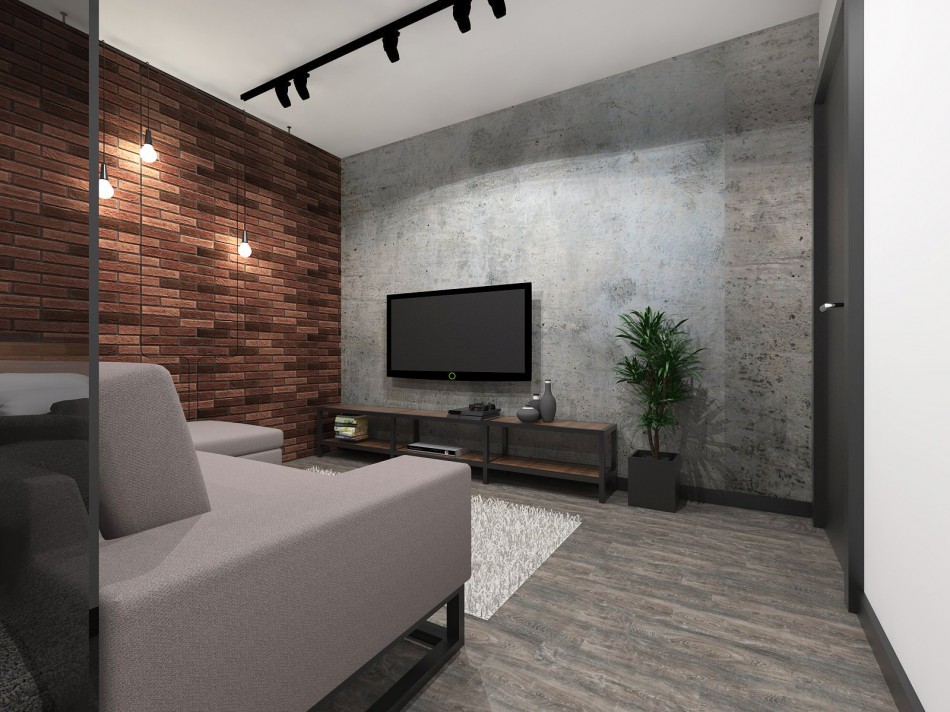 Design apartment in loft