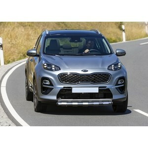 Front bumper protection d57 reinforced by Rival for Kia Sportage IV restyling (except GT-Line) (2018-present), R.2811.001