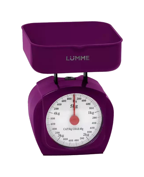 Báscula de cocina violeta LUMME LU-1302