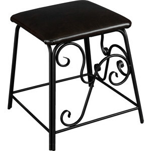 Stalo baldai Sarton 31 juoda / ekologiška oda ruda