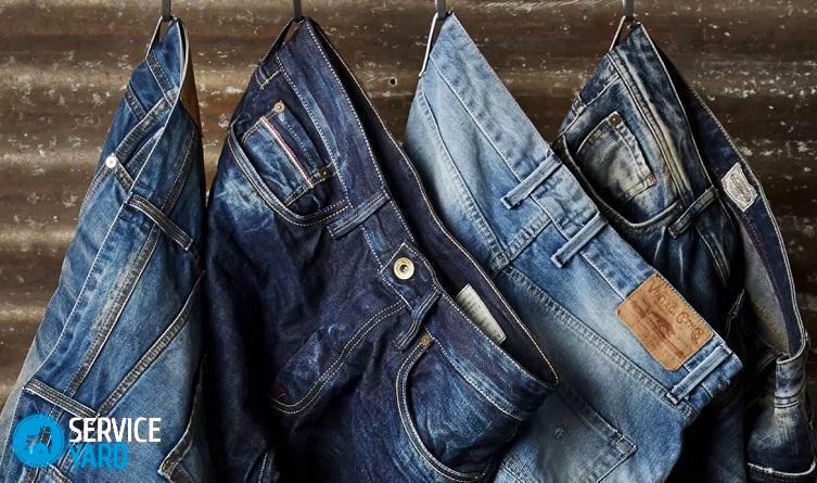 Wie man die Farbe von Jeans abwaschen kann?