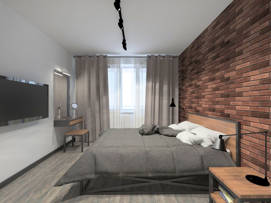 bedroom loft-style
