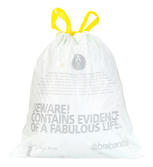 Çöp torbası Brabantia plastik 3 l 20 adet