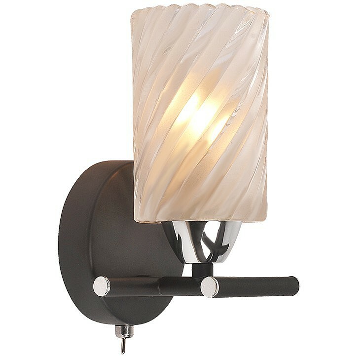 Wandkandelaar ID lamp Anaheim 208 / 1A-Blackchrome