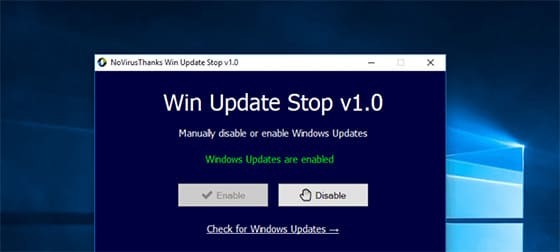 Måter å deaktivere Windows 10 -oppdatering - manuelle og automatiske innstillinger