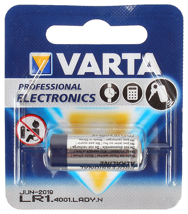 Bateria VARTA ELECTRONICS LR1.4001.Lady 1 peça