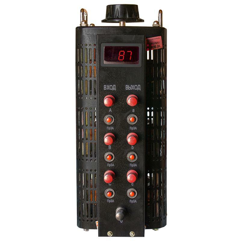 Spartransformator (LATR) Energy Black Serie TSGC2-3kVA 3A (0-520V) dreiphasig