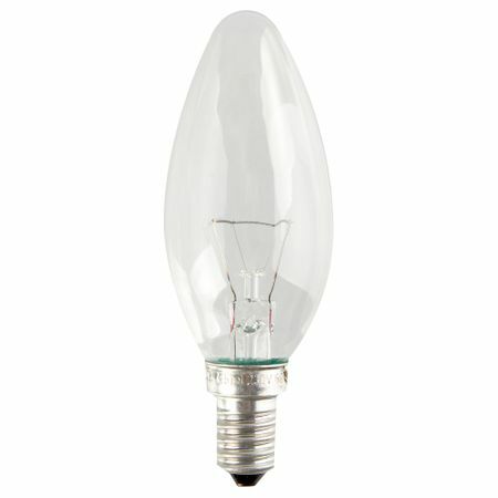 Akkor lamba Osram E14 230 V 60 W şeffaf mum 3 m2 açık sıcak beyaz