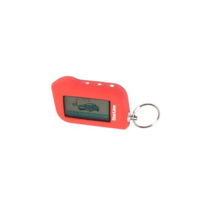 Hoes voor StarLine A93 keyfob, siliconen, rood
