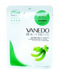 Vanedo Verzachtend Gezichtsmasker, Beauty Friends, Komkommer Essence, 25 g.