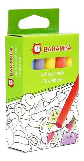 Värvipliiatsite komplekt BARAMBA 10 tk.