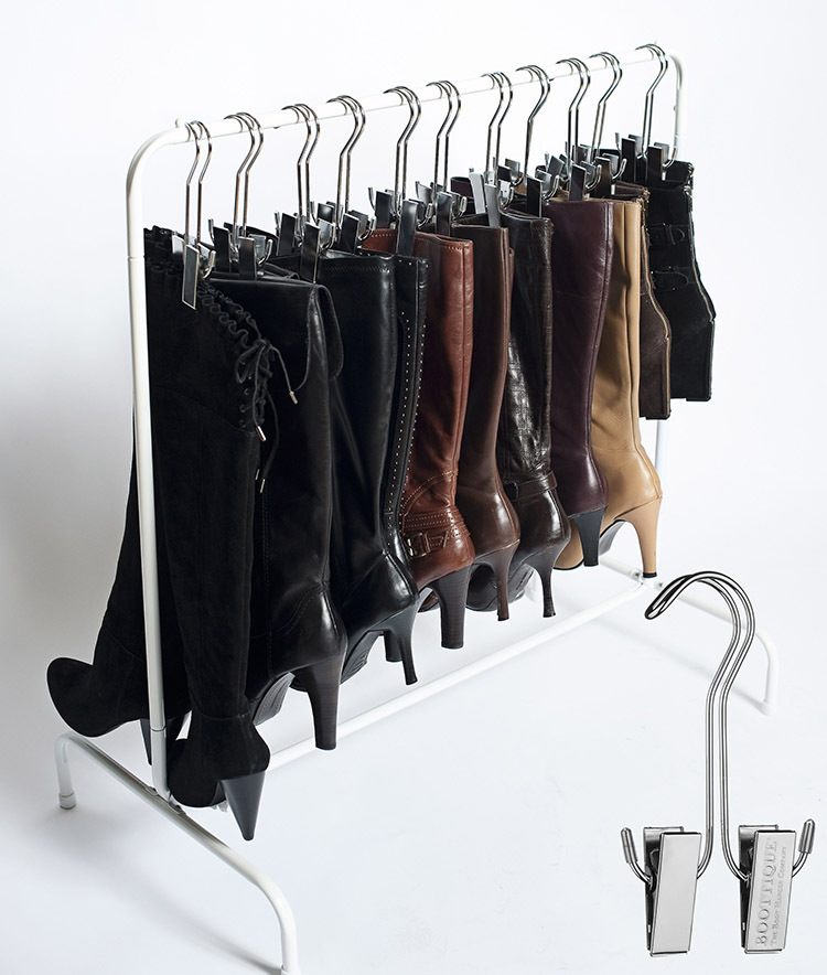 Convenient hanger - fits both trousers and boots