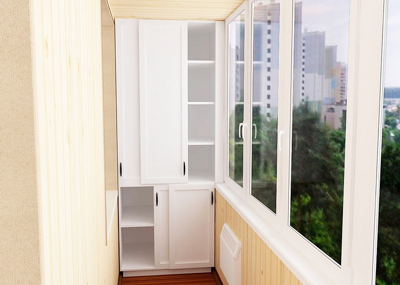 Cómo hacer un armario en el balcón con tus propias manos: tipos de diseños e instrucciones paso a paso.