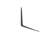 Angle bracket with rib, 300x350 mm, brown SIBRTECH 94028