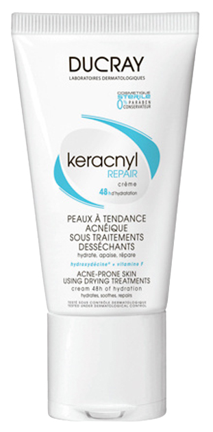Crema viso Ducray C48763 Keraknil Rigenerante per pelli problematiche 50 ml