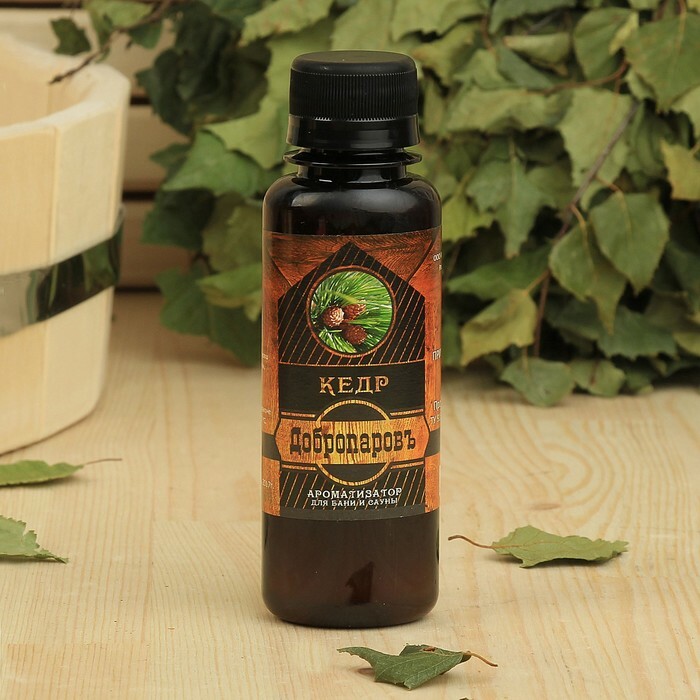 Aromatisk blanding for badekar og badekar " Cedar", naturlig, 100 ml, \
