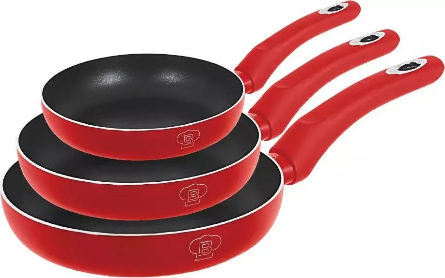 set of induction frying pans